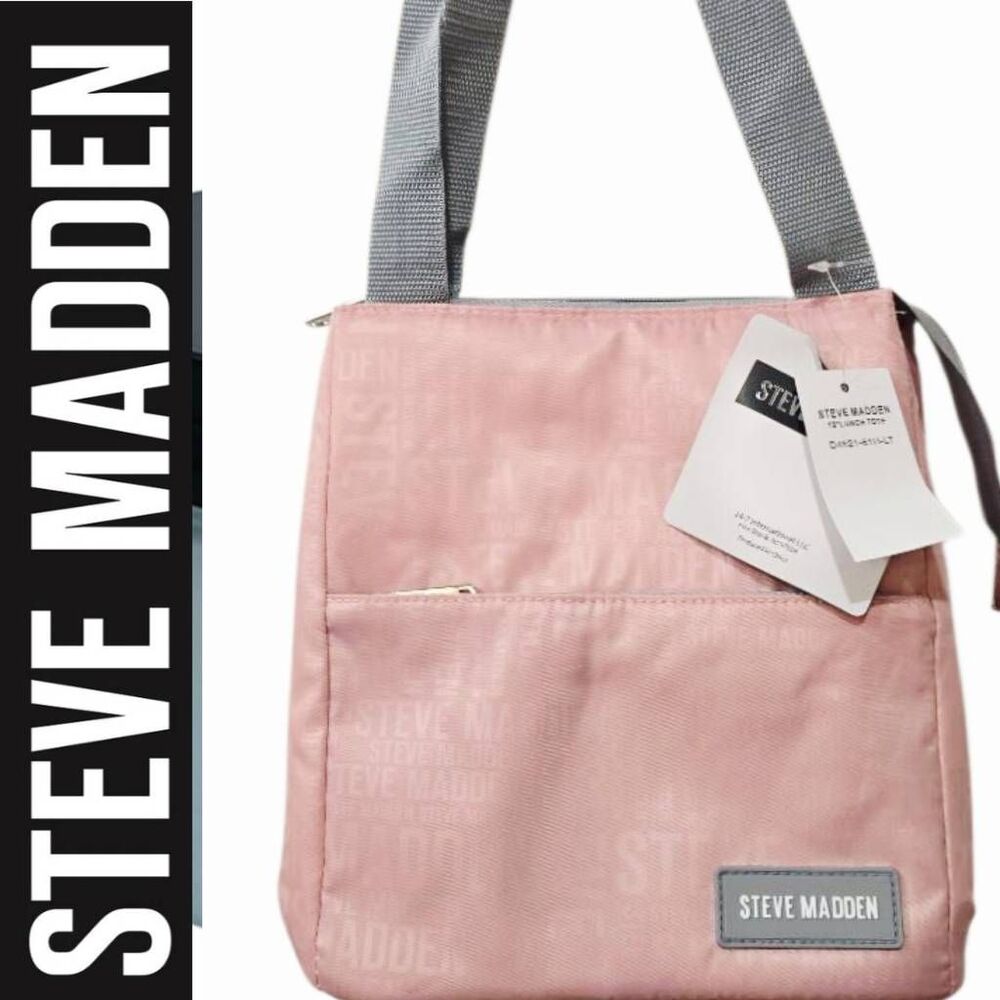 Steve Madden Logo Insulated Lunch Tote Bag